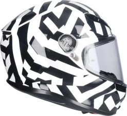 AGV K6 SECRET Integralhelm -Macna Store agv k6 secret integralhelm schwarz weiss xl 131057swxl 3 1