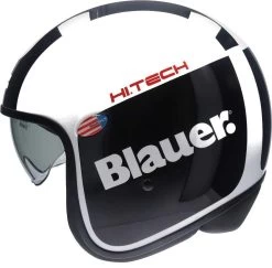 BLAUER PILOT 1.1 G GRAPHIC Jethelm -Macna Store blauer pilot 1 1 g graphic jethelm glossy weiss schwarz xs 183003wsxs 1 1
