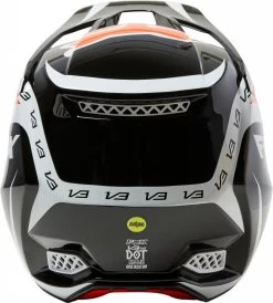 FOX V3 RS DVIDE MX-Helm -Macna Store fox v3 rs dvide mx helm schwarz weiss orange s 136111sws 3