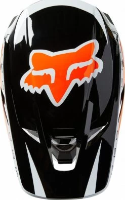 FOX V3 RS DVIDE MX-Helm -Macna Store fox v3 rs dvide mx helm schwarz weiss orange s 136111sws 4