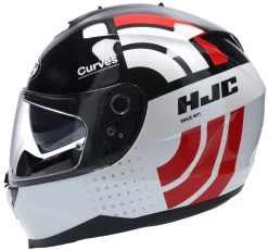HJC C70 CURVES Integralhelm -Macna Store hjc c70 curves integralhelm weiss schwarz rot mc1 xl 119248wrxl 1 1
