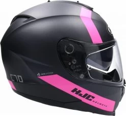 HJC C70 EURA MC8SF Integralhelm -Macna Store hjc c70 eura mc8sf integralhelm matt schwarz pink xxs 119247spxxs 2 2
