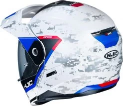 HJC C80 BULT Klapphelm -Macna Store hjc c80 bult klapphelm weiss blau rot mc21sf s 119255wbs 1 1