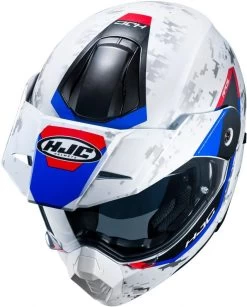 HJC C80 BULT Klapphelm -Macna Store hjc c80 bult klapphelm weiss blau rot mc21sf s 119255wbs 2 1