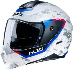 HJC C80 BULT Klapphelm -Macna Store hjc c80 bult klapphelm weiss blau rot mc21sf s 119255wbs 3 1