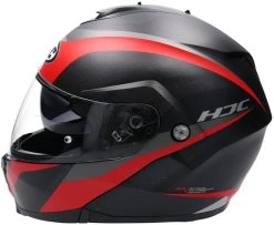 HJC C91 TALY Klapphelm -Macna Store hjc c91 taly klapphelm matt schwarz rot mc1sf s 119257srs 2 4