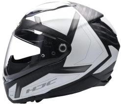 HJC F70 DEVER Integralhelm -Macna Store hjc f70 dever integralhelm matt schwarz weiss mc5sf xl 119243swxl 1 1