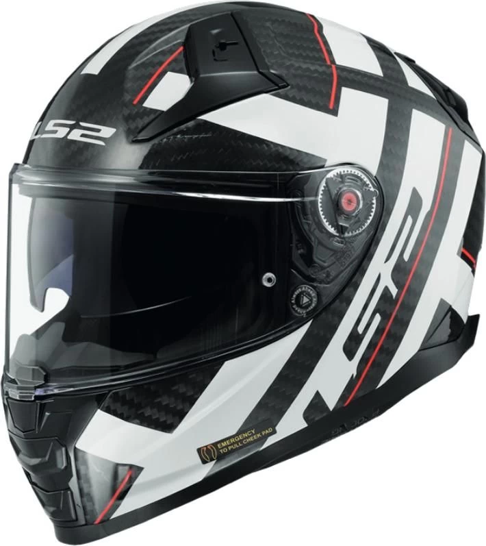 LS2 FF811 VECTOR II CARBON STRONG Integralhelm 3 LS2 FF811 VECTOR II CARBON STRONG Integralhelm
