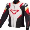 MACNA RIPPER Lederjacke -Macna Store macna ripper lederjacke weiss schwarz rot 60 202159wr60 1