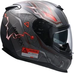 NEXX SX.100 GIGABOT Integralhelm -Macna Store nexx sx 100 gigabot integralhelm matt grau rot xxl 108223grxxl 2 2