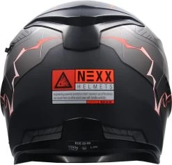 NEXX SX.100 GIGABOT Integralhelm -Macna Store nexx sx 100 gigabot integralhelm matt grau rot xxl 108223grxxl 3 2