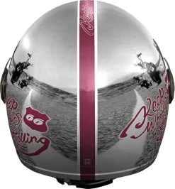 ROUTE 66 VINTAGE II KEEP ROLLING Jethelm 13 ROUTE 66 VINTAGE II KEEP ROLLING Jethelm -Macna Store route 66 vintage ii keep rolling jethelm grau rot m 109027srm 5 4