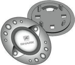 SHARK RSI-SK4-RSF3-RSF2i+Race Push Buttondeckel Alu