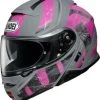 SHOEI NEOTEC II JAUNT Klapphelm -Macna Store shoei neotec ii jaunt klapphelm schwarz pink tc 7 xxs 121114spxxs 2
