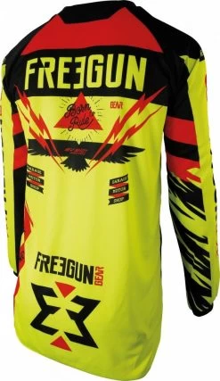 SHOT FREEGUN CONTACT TROOPER Jersey -Macna Store shot freegun contact trooper jersey schwarz neon gelb rot s 205053ngs 1 2