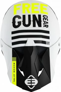 SHOT FREEGUN XP-4 DANGER Helm -Macna Store shot freegun xp 4 danger matt schwarz weiss gelb xs 105114msxs 2 9