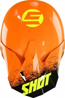 SHOT FURIOUS ROLL KID Kinderhelm -Macna Store shot furious roll kid helm glanz orange neongelb s 49 50cm 105127ogs 2