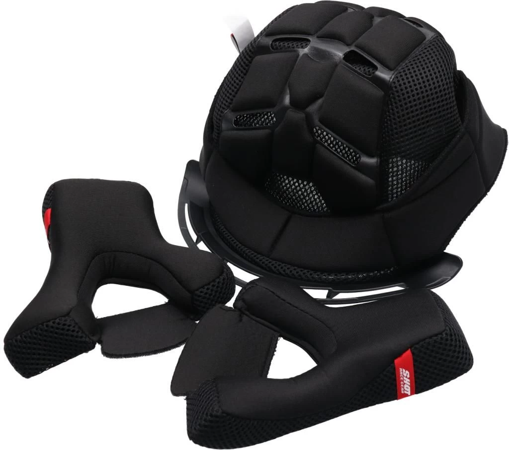 SHOT LITE Innenfutter + Backenpolster Schwarz 4 SHOT LITE Innenfutter + Backenpolster Schwarz â Bild 2