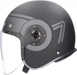 SMK RETRO JET SEVEN Jethelm -Macna Store smk retro jet seven jethelm matt titan grau xs 176021mtxs 2 1