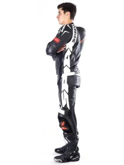 SPIDI TRACK TOURING Lederkombi 2-teilig -Macna Store spidi track touring lederkombi 2 teilig schwarz weiss 56 453004sw56 2 1